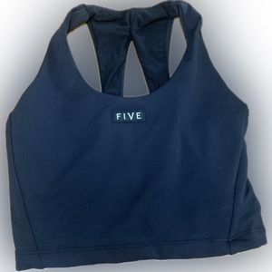 Five Dancewear Black and hot pink top 
Child size xl (10)